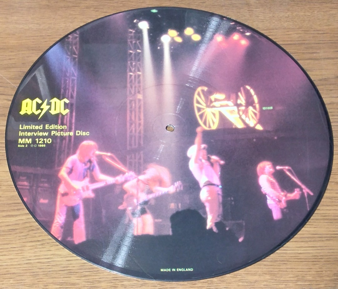 Interview Disc AC/DC Vintage Limited Edition (1986) - Etsy
