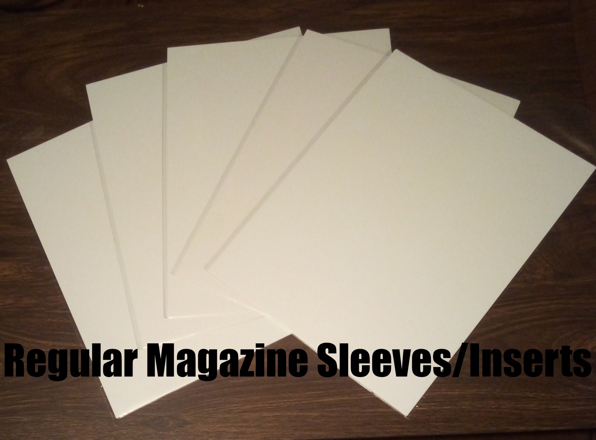 20 Count Resealable Magazine Sleeves and Cardboard Inserts magazines Not  Included 