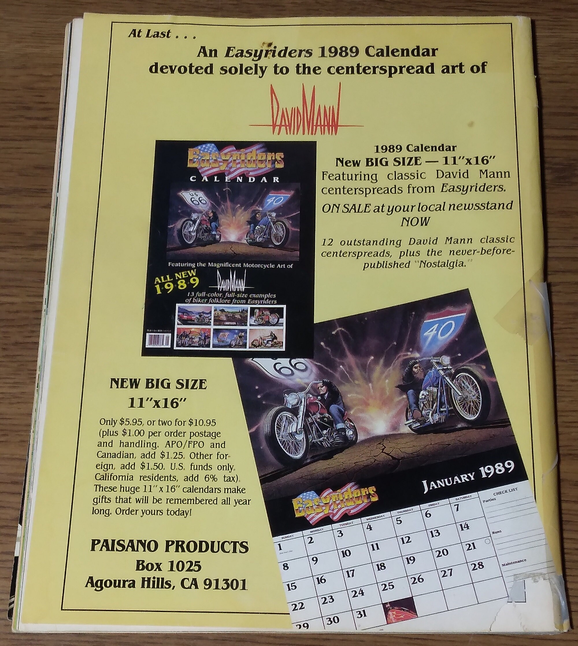 Easy Rider Dec 1988 Sturgis Women and the Mystery Magazine - Etsy
