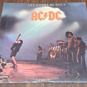 AC/DC Let There Be Rock Vinyl Record LP, 1977 Album - Etsy
