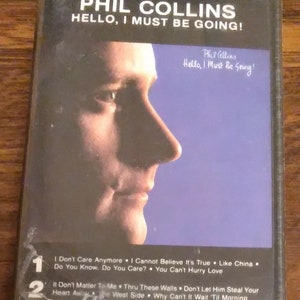 Cassette Phil Collins - Hello, I Must Be Going! (1982)