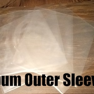 Record Album 12&quot; Resealable Outer Sleeves (20 Count) (Albums Not Included)