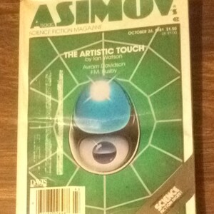 ISAAC ASIMOV Science Fiction Oct 1981 Watson / Davidson / Busby