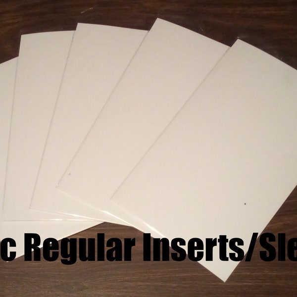 Regular (Current) Comic Book Resealable Sleeves and Cardboard Inserts (Comic Books Not Included) (20 Count)