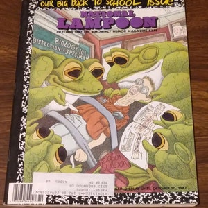 National Lampoon Oct 1987 Our Big Back To School Issue