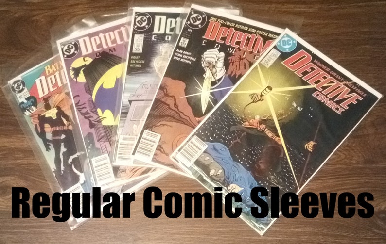 20 Count Resealable Comic Book Sleeves and Cardboard Inserts Etsy