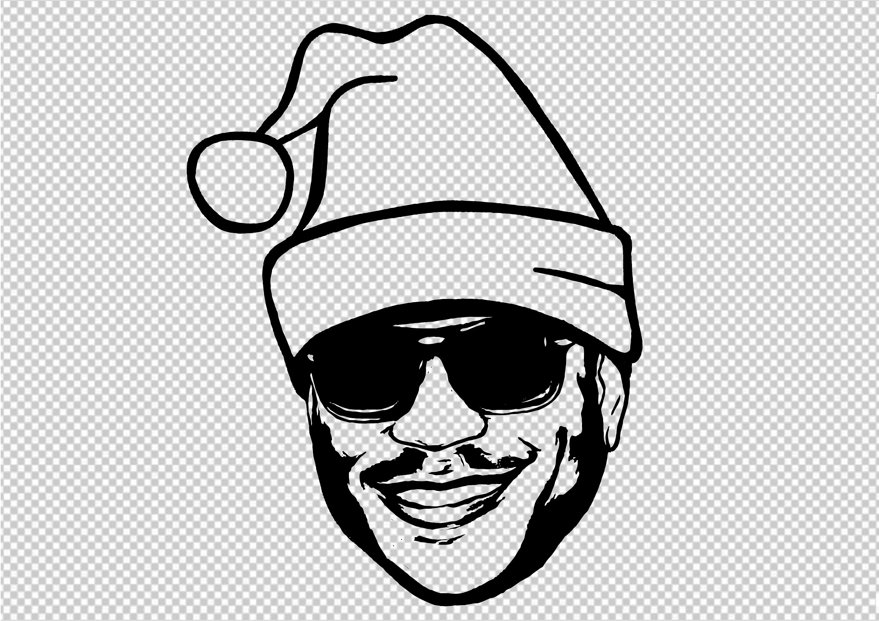 LL Cool J Santa SVG Png Download I'm Bad LL Cool J - Etsy