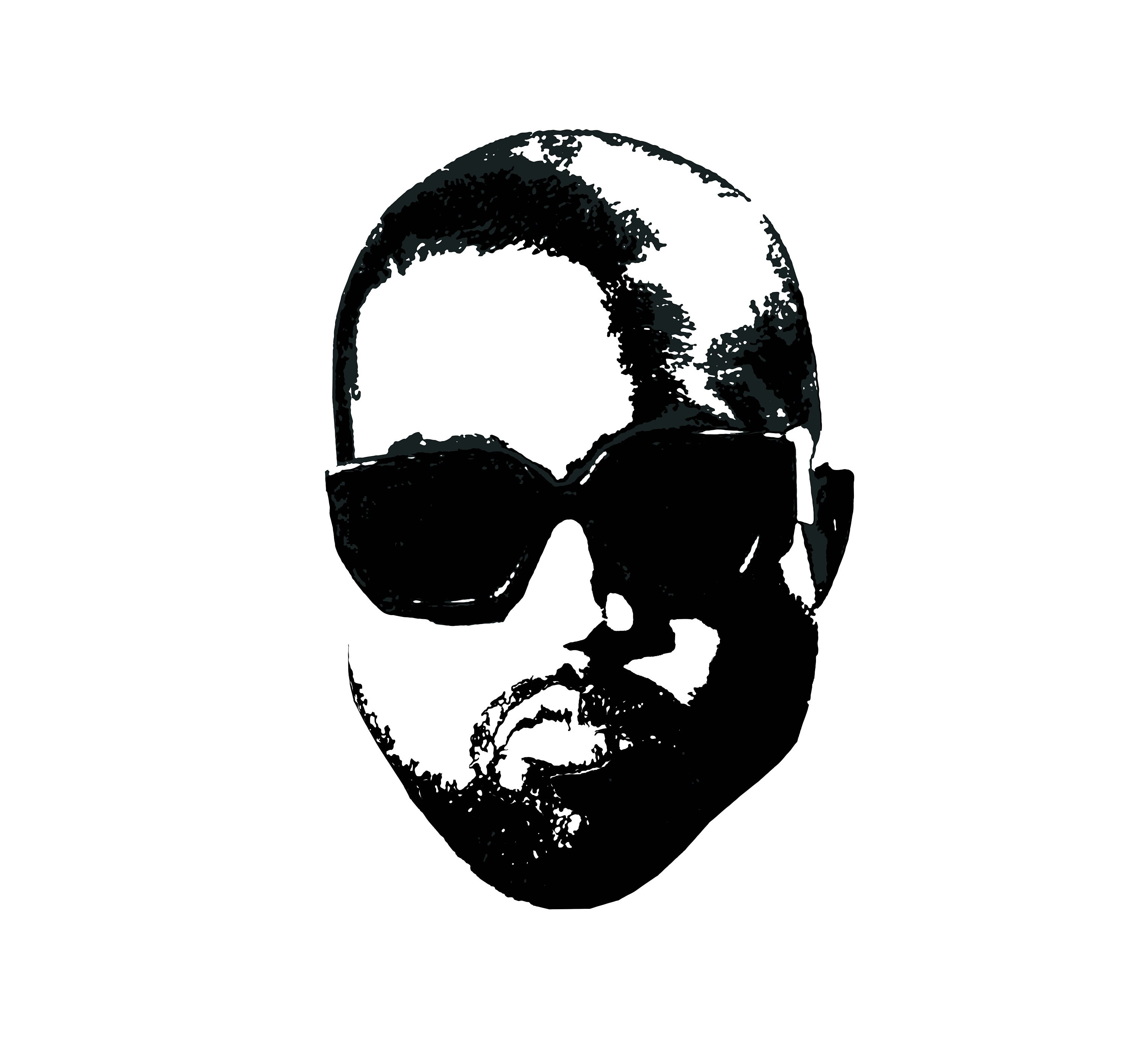 Kanye Drawing - Etsy