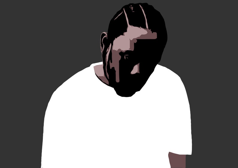 Kendrick Lamar ‘DAMN’ Hip Hop SVG King Kendrick - Etsy