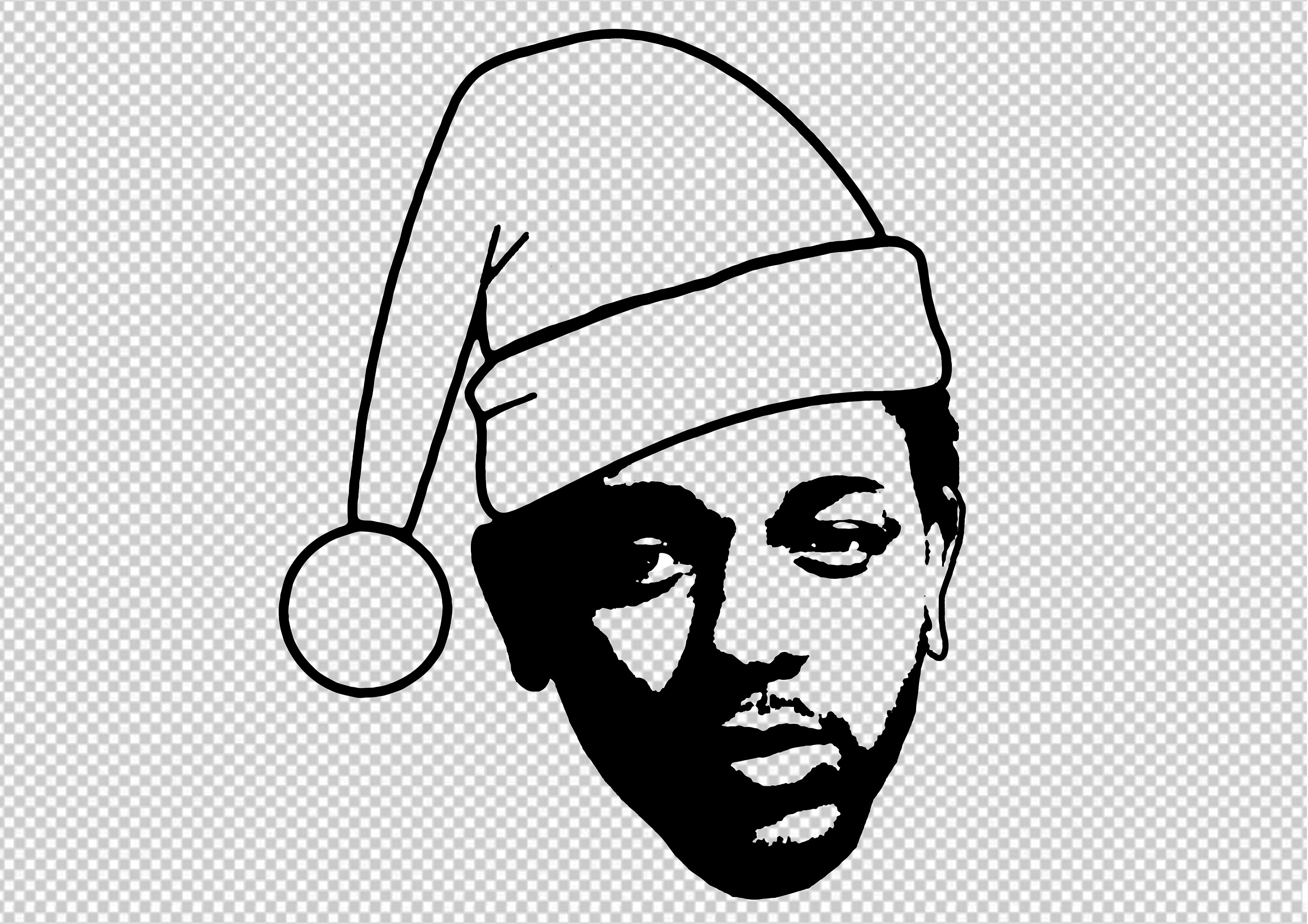 Kendrick Lamar Santa SVG Vector File DAMN King Kendrick - Etsy