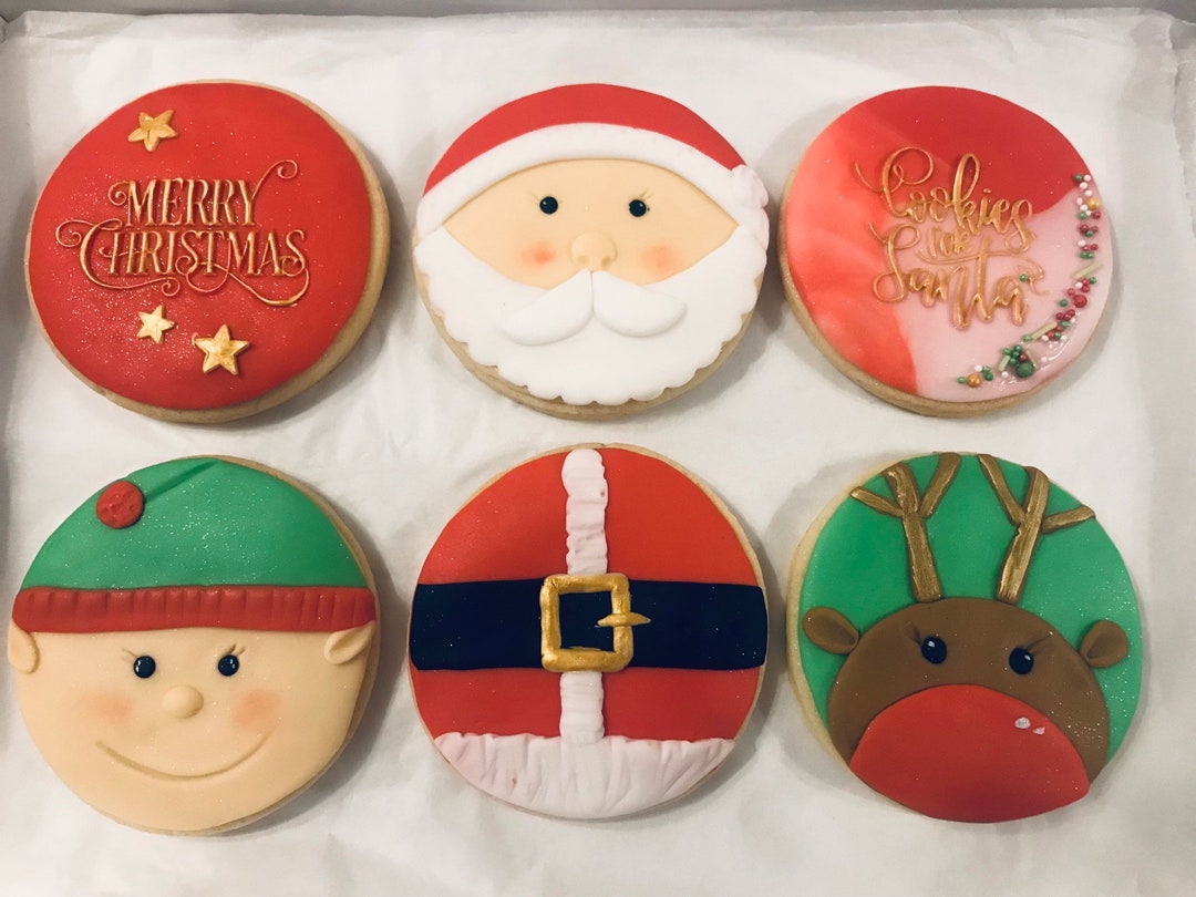 Christmas Sugar Cookies - Etsy UK
