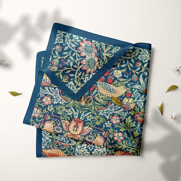 william morris silk tie