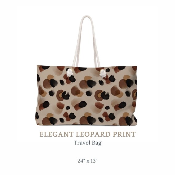 Animal print beach bag hotsell