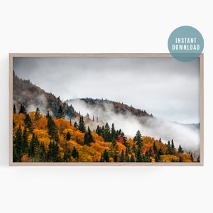 The Frame TV Art Fall, Mountain Fall Frame Tv Art, Samsung Frame TV Art, Frame Tv Art 4K, Autumn TV Art, Frame Tv Landscape, Digital File