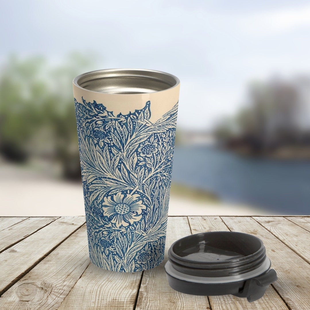 William Morris Marigold Mug: Stainless Steel Travel Tumbler - Etsy