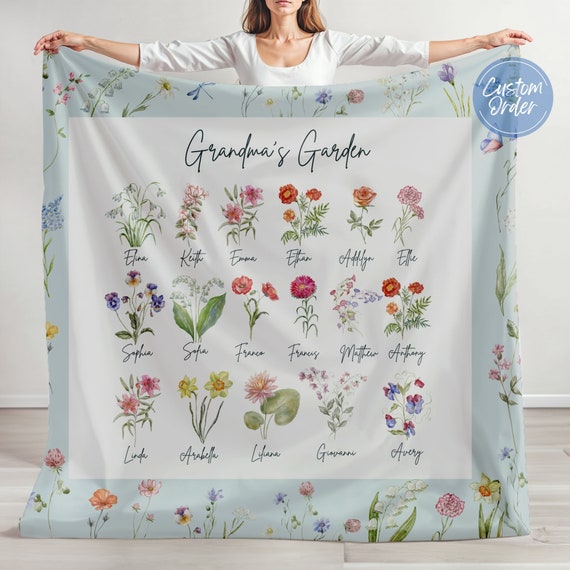 Birth month blanket sale