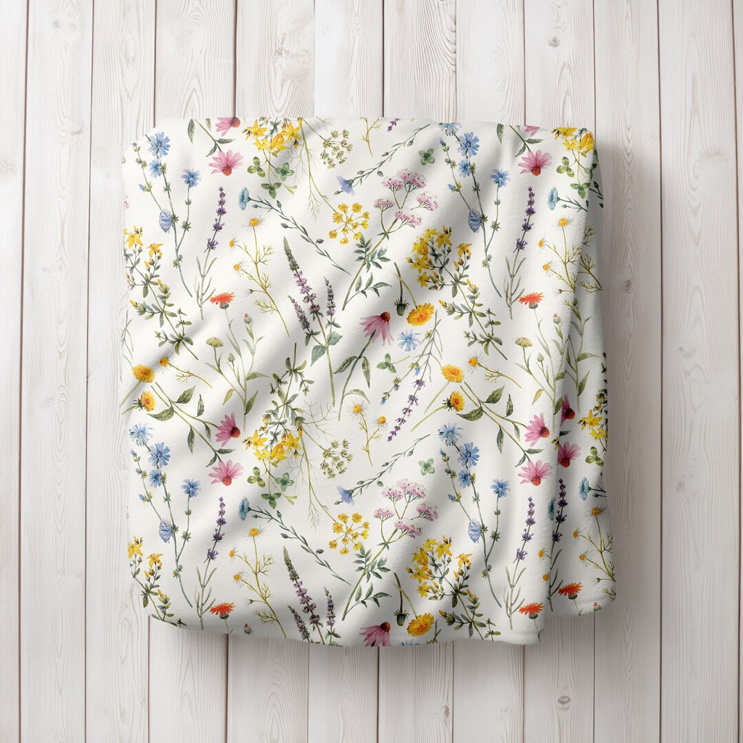 Wildflower Patchwork Quilted Blanket NCU0LDH261