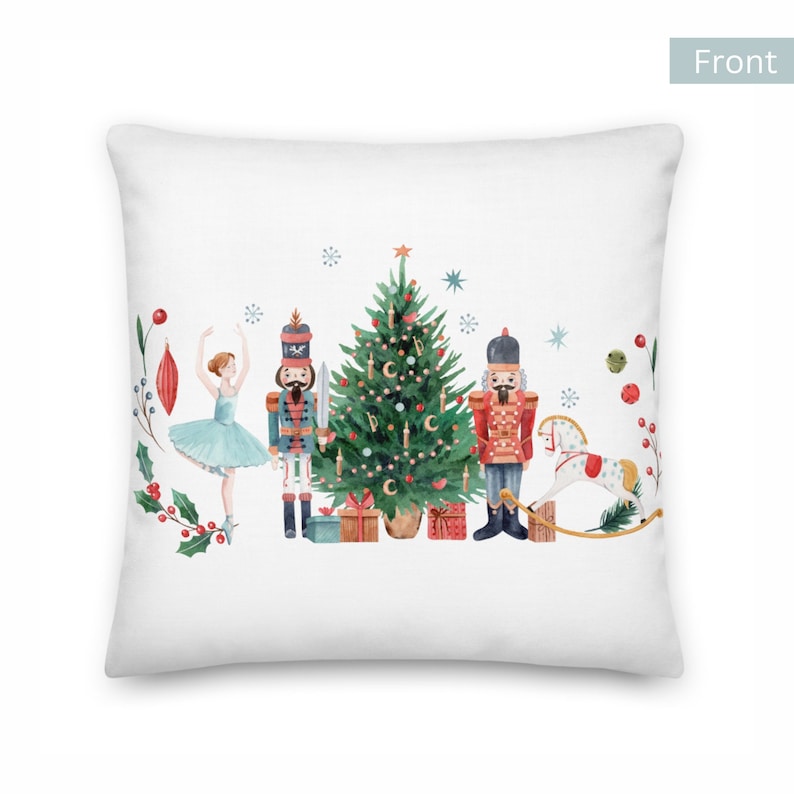 Nutcrackers Lumbar Pillow with Beads & Fringe Trim main image 1