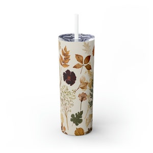 Floral Bounty Fall Leaves 15OZ Tumbler