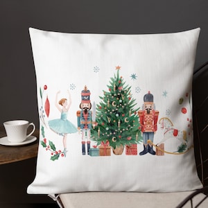 Nutcrackers Lumbar Pillow with Beads & Fringe Trim main image 0