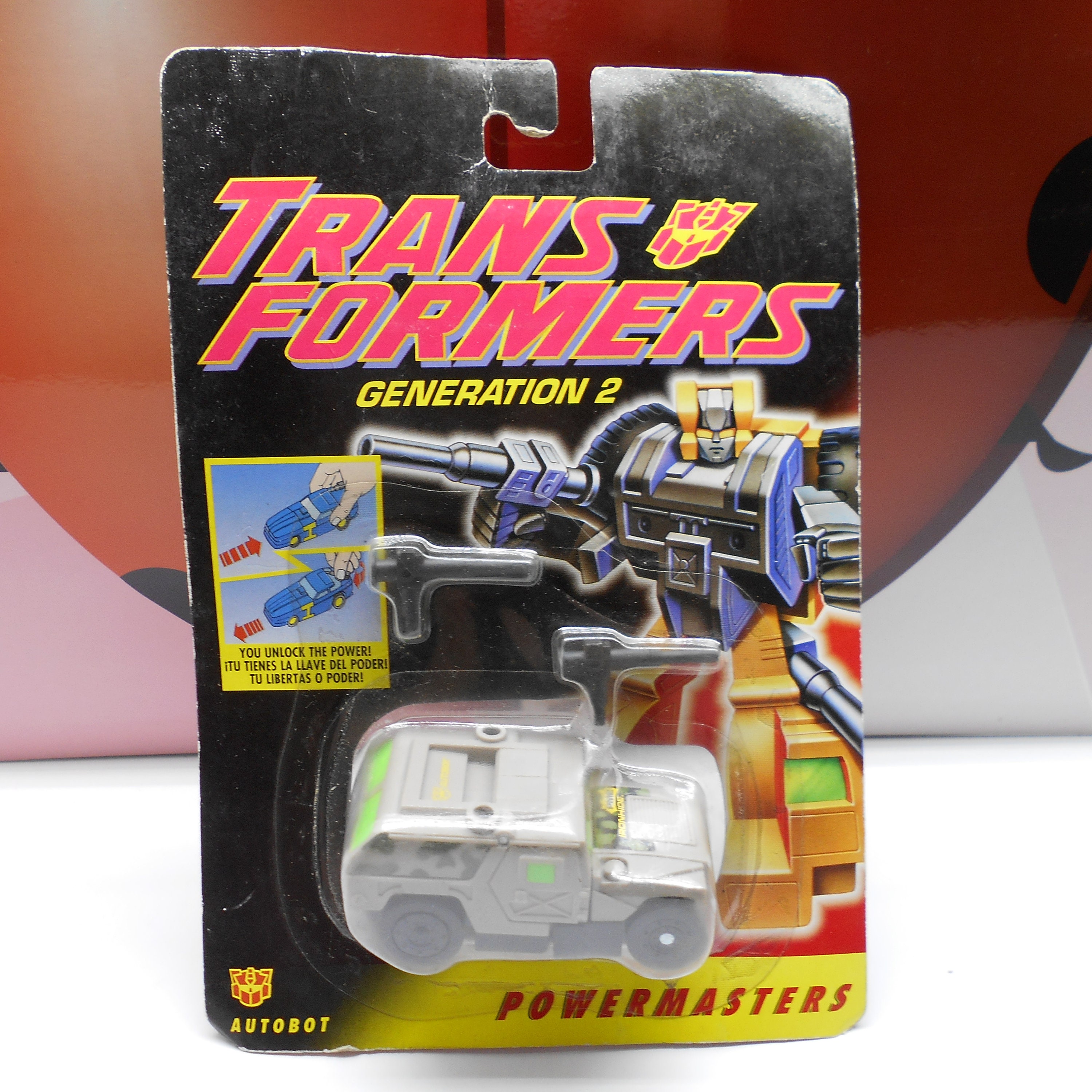 Transformers G2 IRONHIDE POWERMASTERS Autobot-actiefiguur 1994 zeldzame  vintage Europese exclusieve verzegelde gepantserde jeep van de 2e generatie  - Etsy België, image size:3000x3000