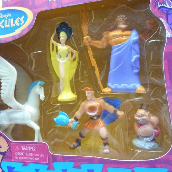 Disney HERCULES Man of Myth 5 Action Figures Set Vintage 90s Zeus