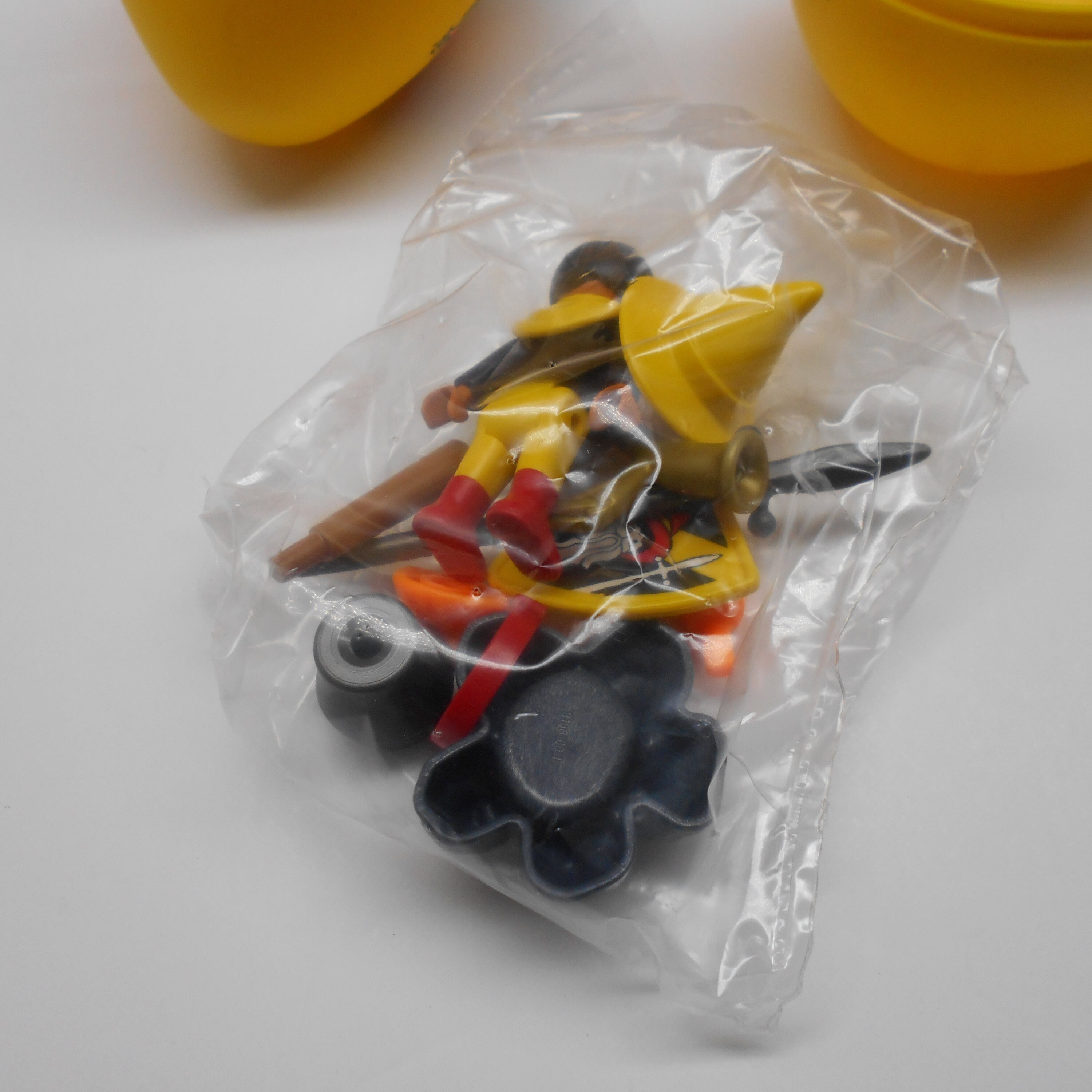 Playmobil Easter Egg Pikeman Figure Yellow 1997 Geobra European