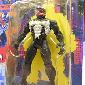 Spiderman VENOM New Animated Series Action Figure Toy Biz 90s Vintage Rare European Sealed image 2