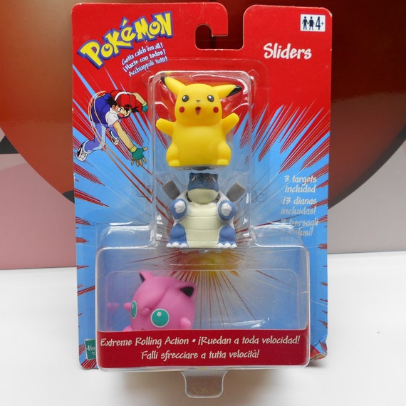 POKEMON SLIDERS 25 Pikachu 39 Jigglypuff 9 Blastoise 2000 Nintendo