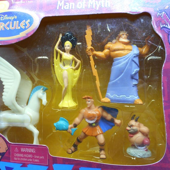 Disney HERCULES Man of Myth 5 Action Figures Set Vintage 90s