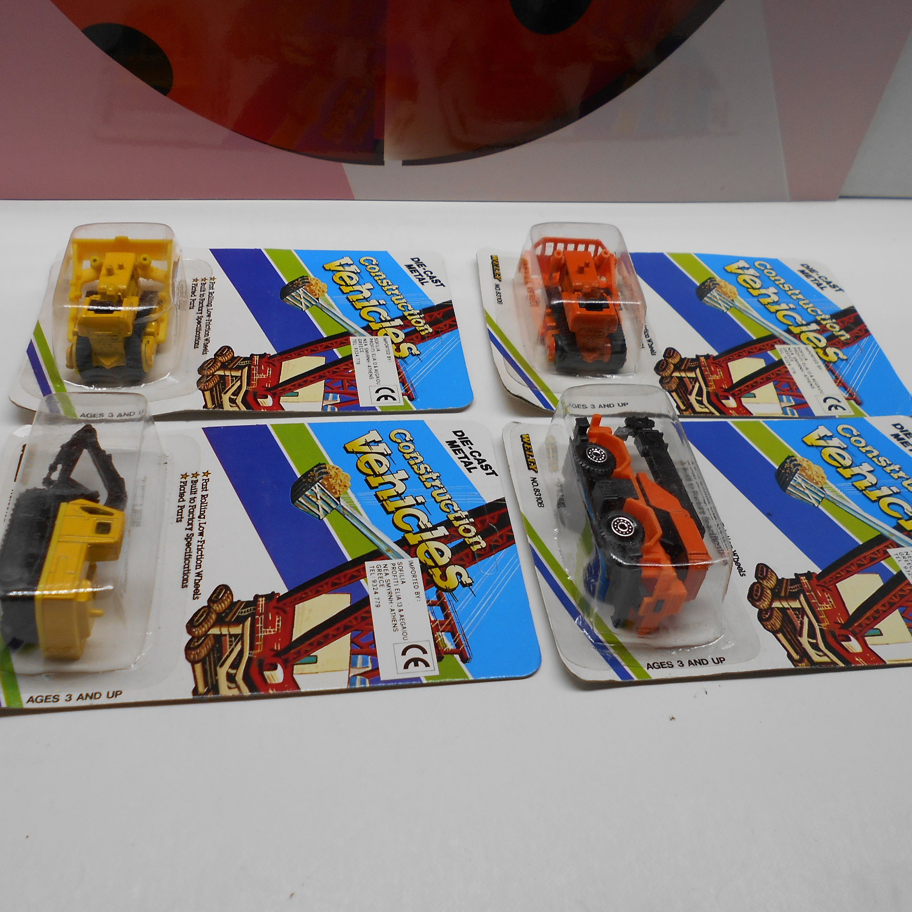 Lot 8 CONSTRUCTION VEHICLES Bulldozer Excavator Crane Skid Steer