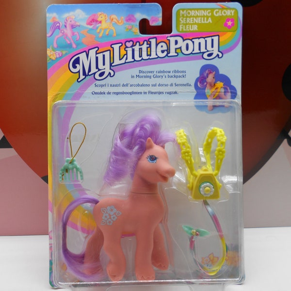 Figurine My Little Pony G2 1997 - HASBRO - MORNING GLORY - Sous Blister Neuf