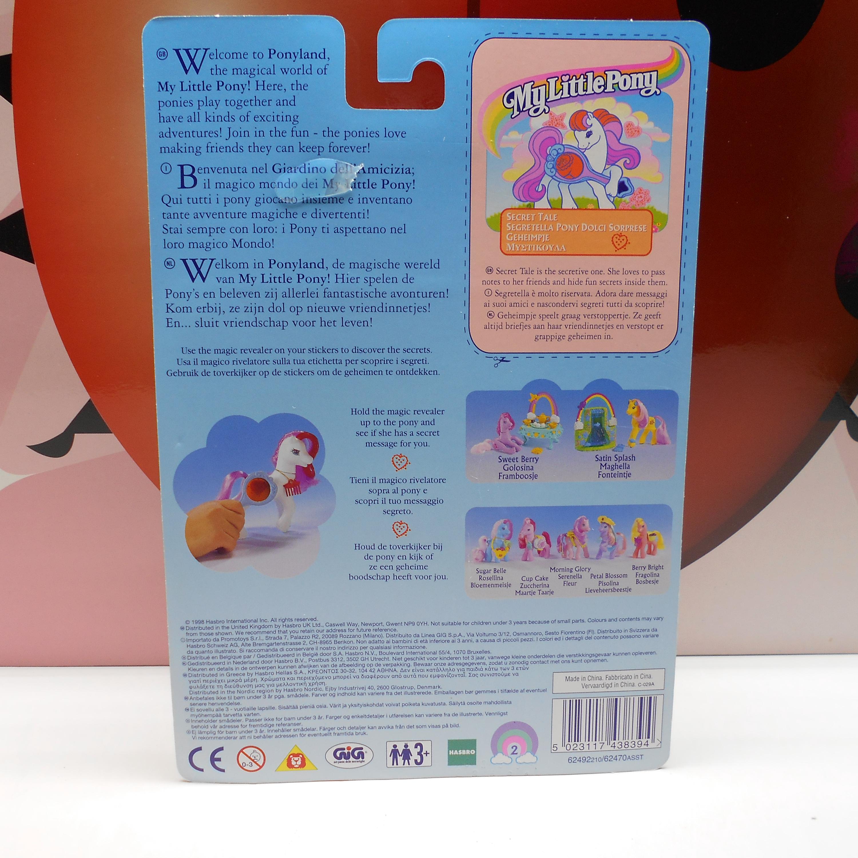 MY LITTLE PONY G2 SKY SKIMMER Secret Surprise Friends Vintage 1997 EUR