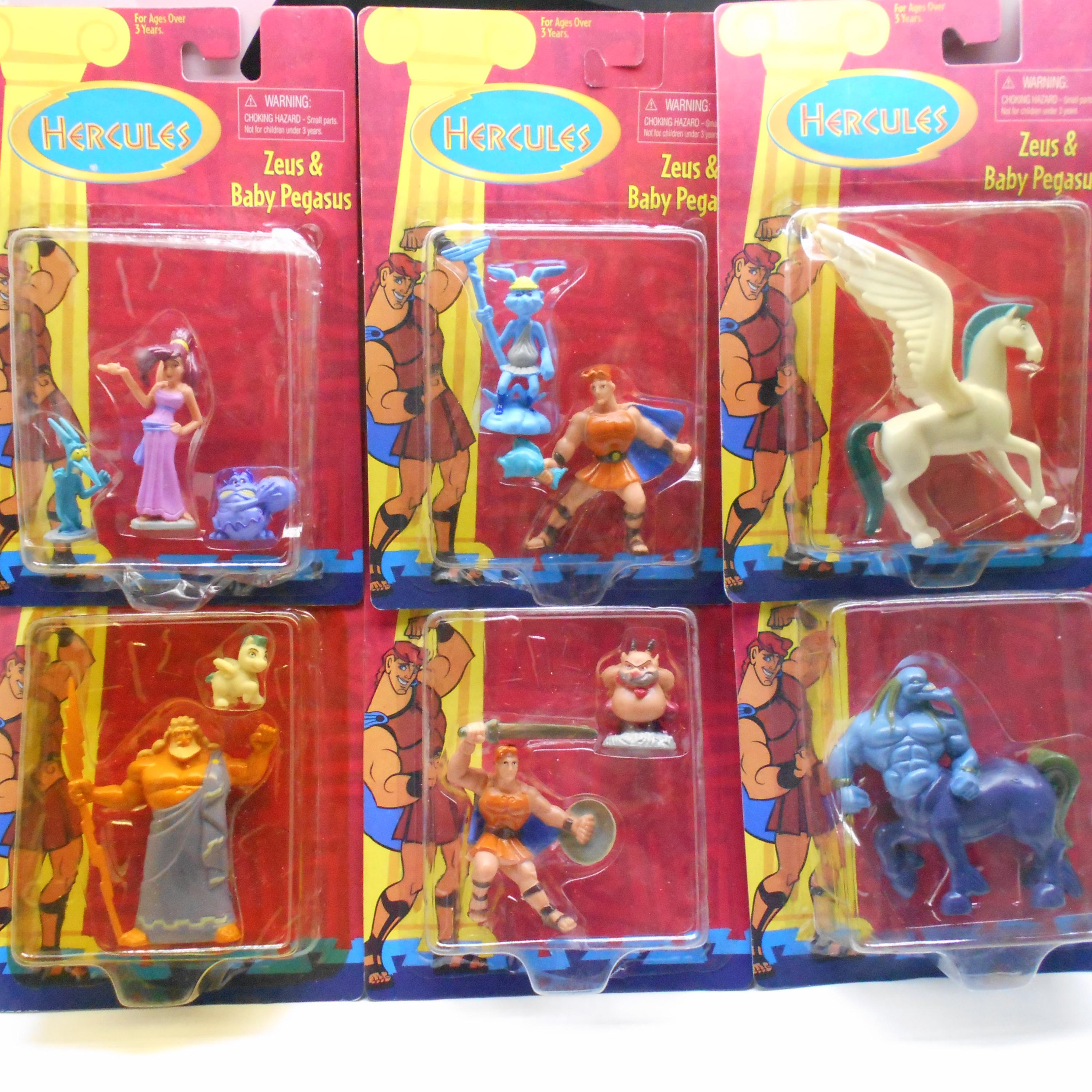 未開封　Disney Hercules Man of Myth フィギュアセット Lot 6 Disney HERCULES Man of Myth Action Figure Sets Vintage