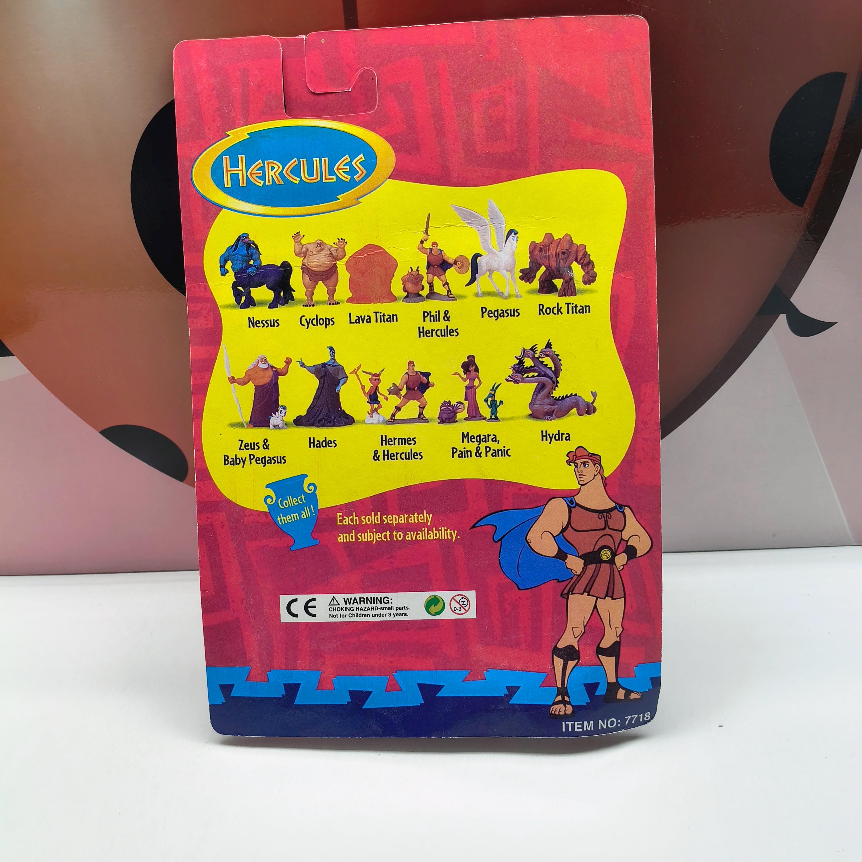 Lot 2 Disney HERCULES Man of Myth Action Figure Sets Vintage 90s