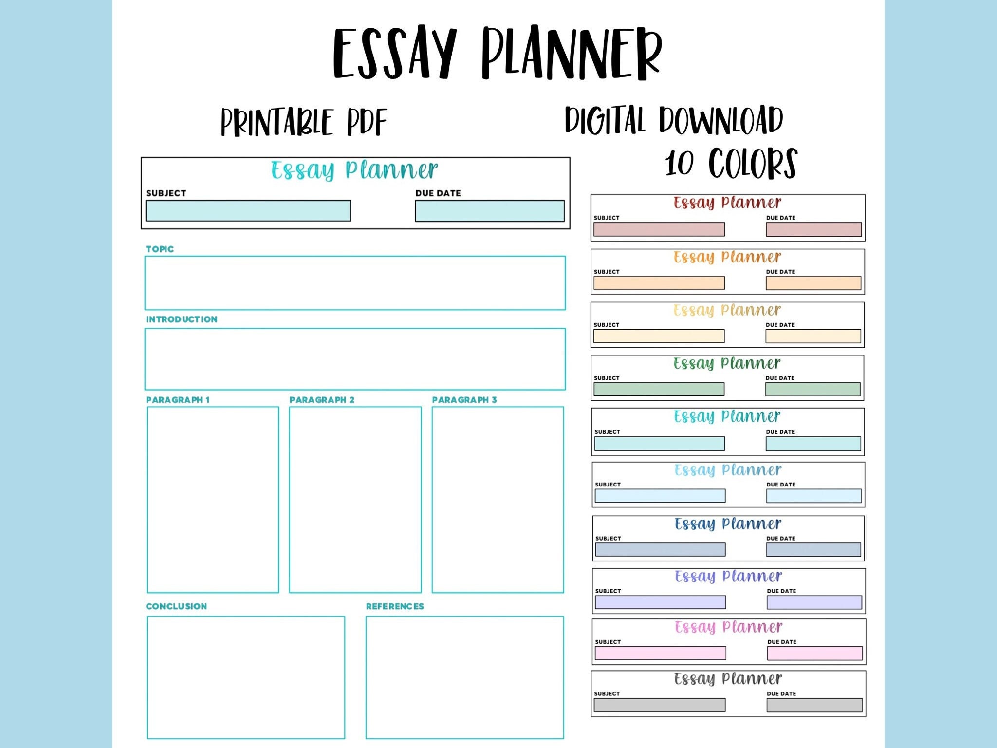 Printable Essay Planner Writing Template College Essay Etsy printable-essay-planner-writing-template-college-essay-etsy