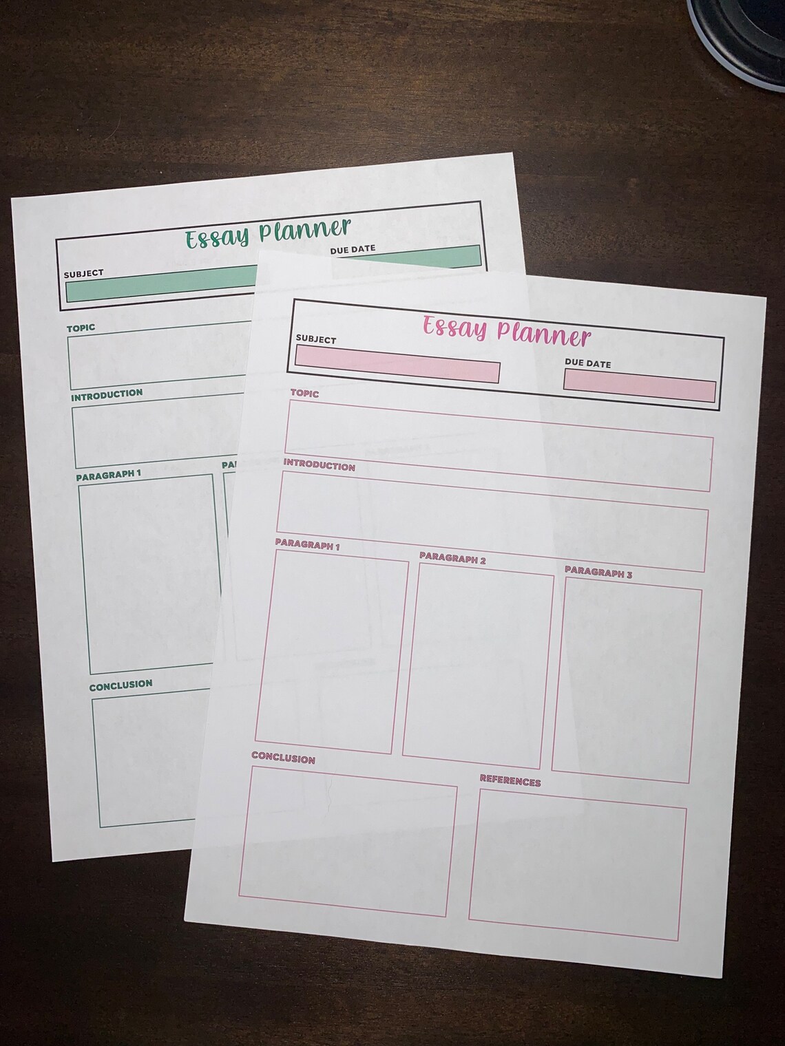 Printable Essay Planner Writing Template College Essay - Etsy