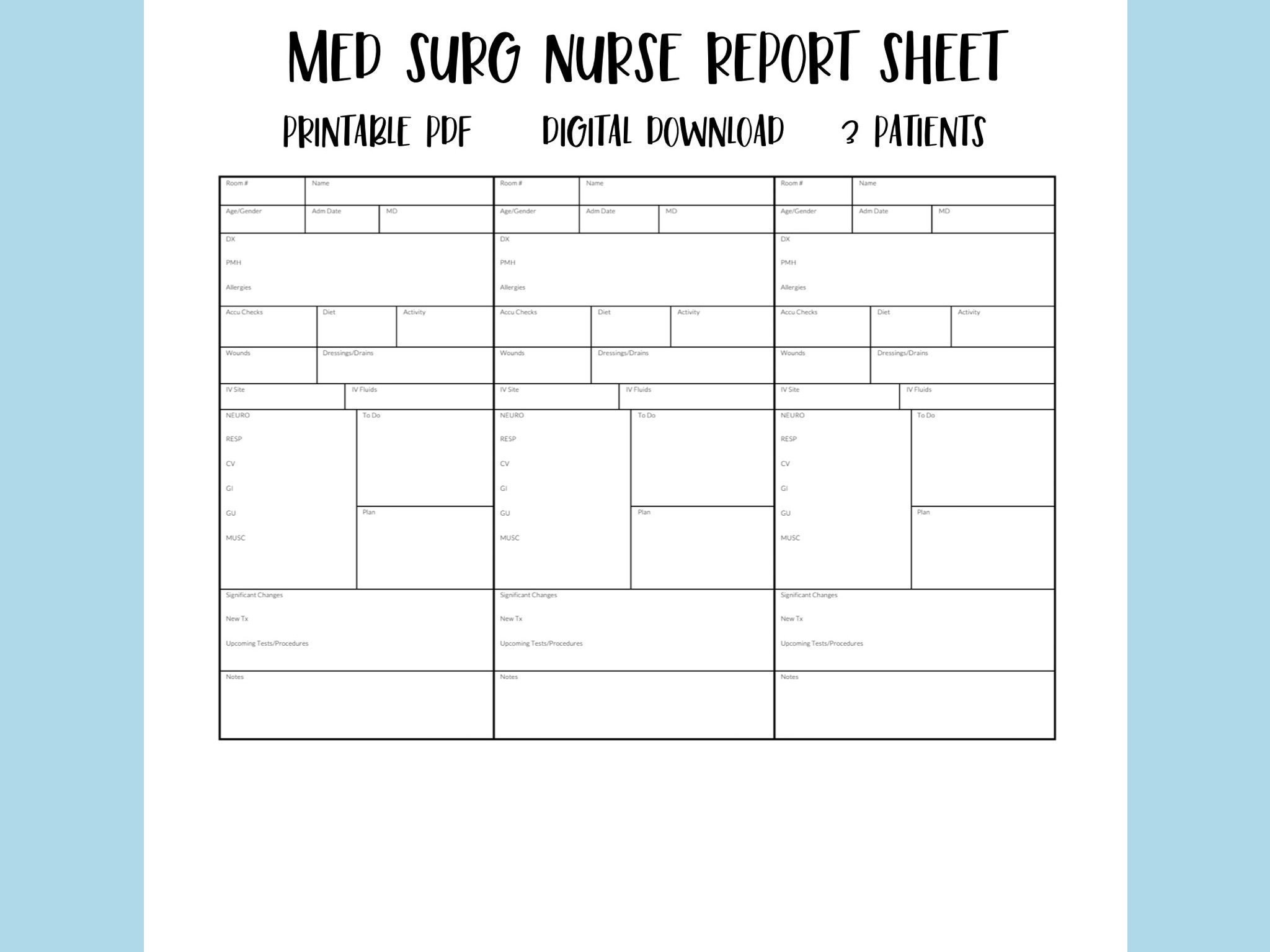 printable-med-surg-nurse-report-sheet-3-patient-nurse-brain-sheet
