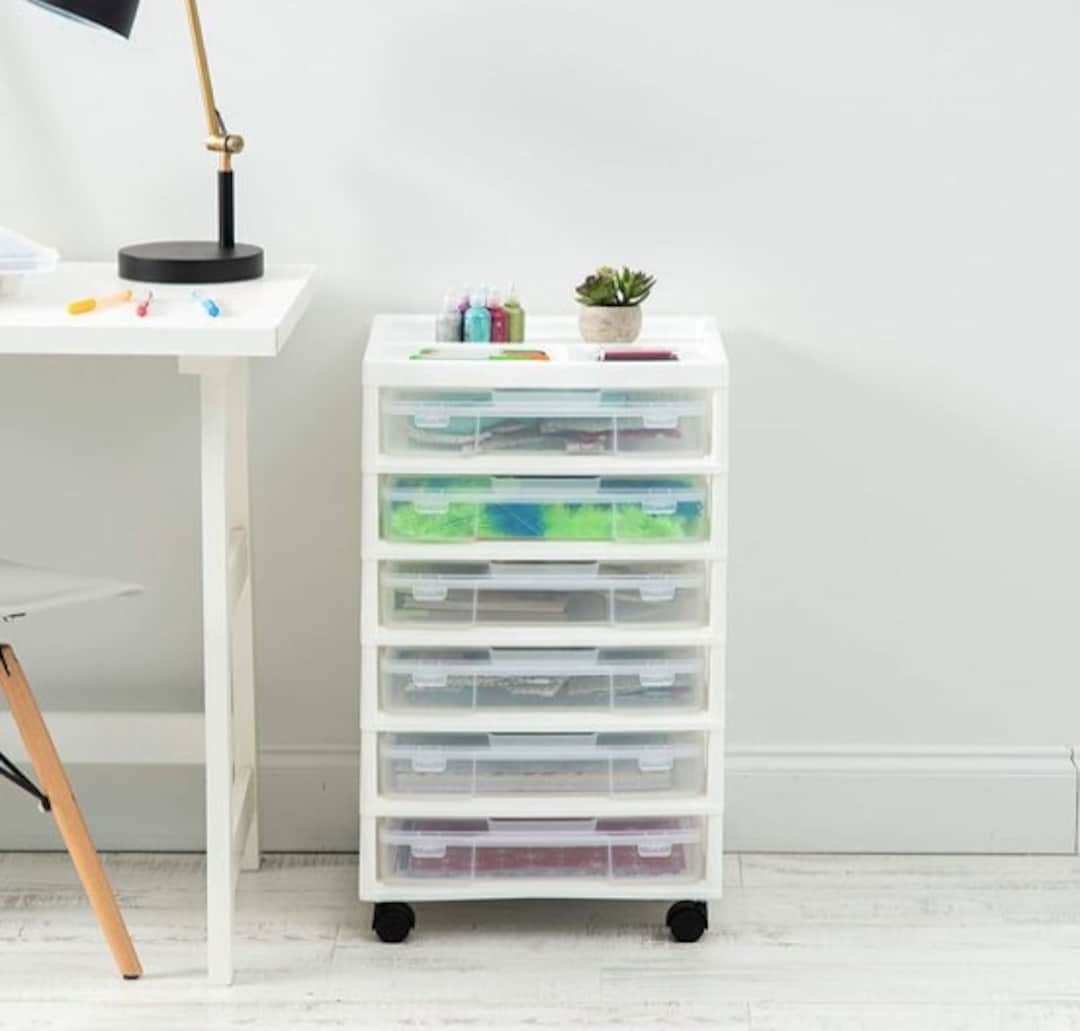 6case Scrapbook Cart is Great for Organizing Storing Your Scrapbook Projects and Supplies With