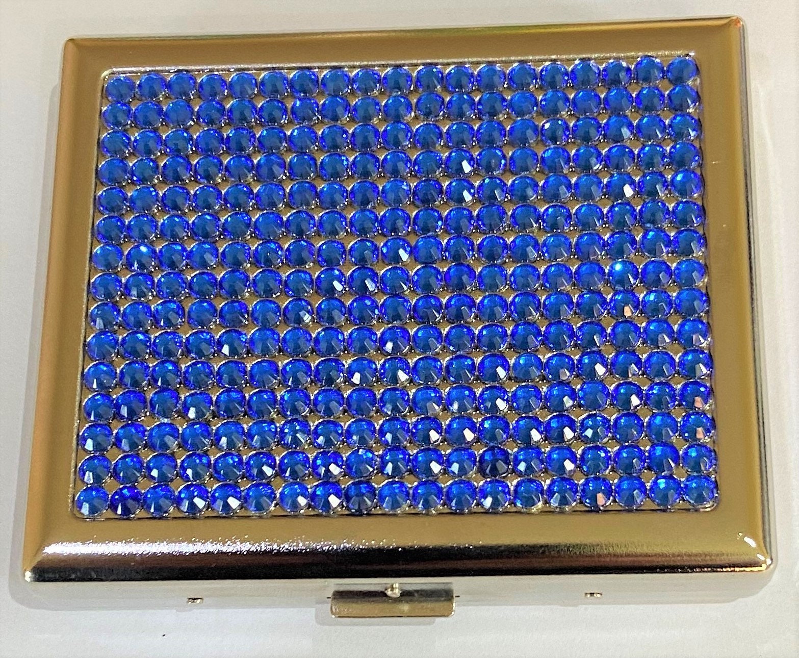 diamante cigarette holder King Size Cigarette Case Diamante Holds 18 Cigarettes 4 Colours