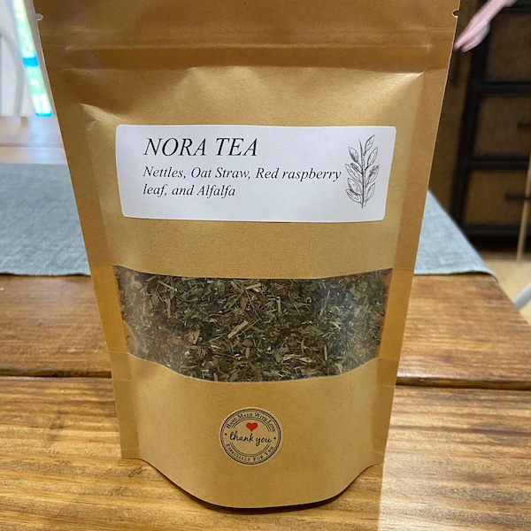 NORA Tea- Nettles, Oat Straw, Red raspberry, and alfalfa