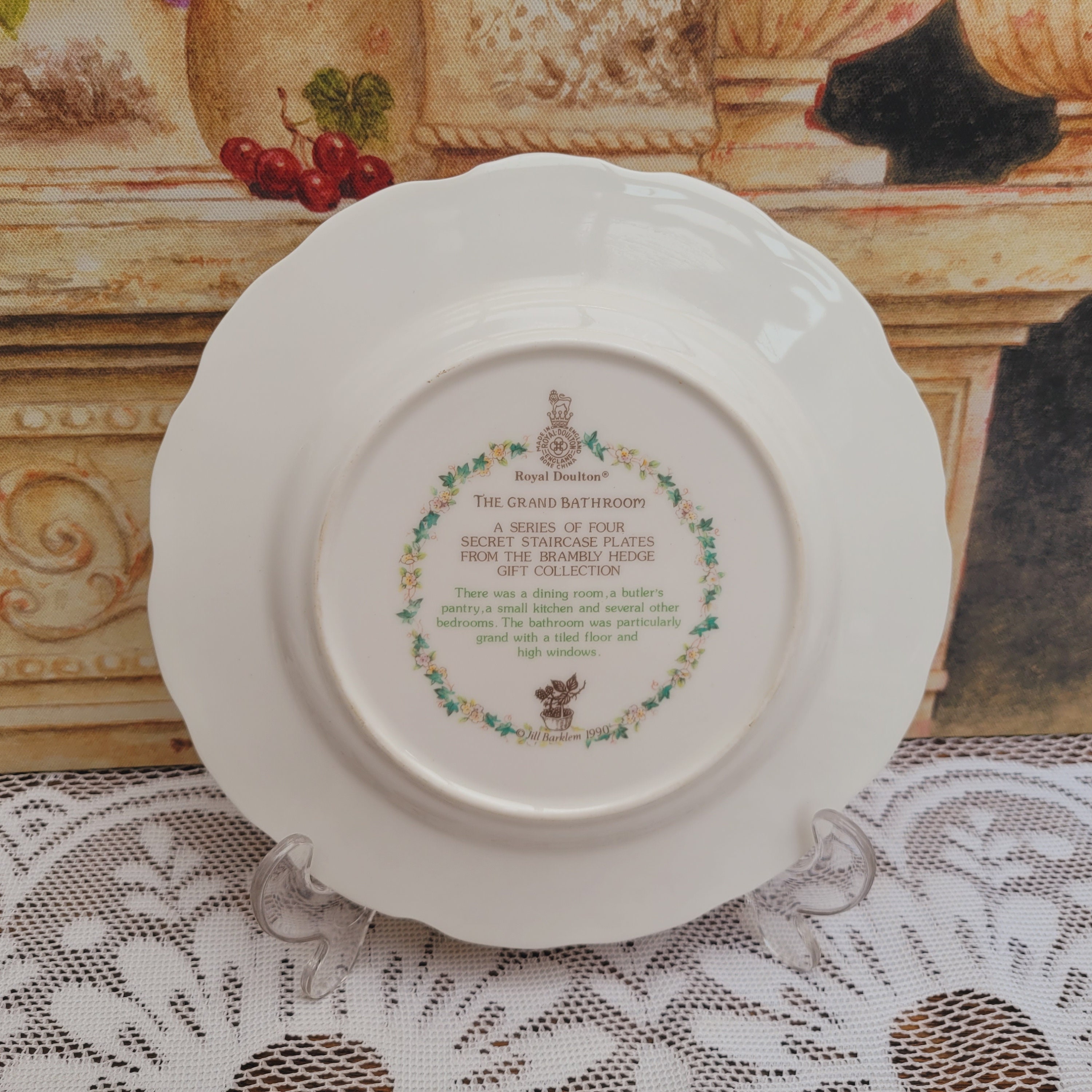 Brambly Hedge the Grand Bathroom, Royal Doulton Collectors Plate