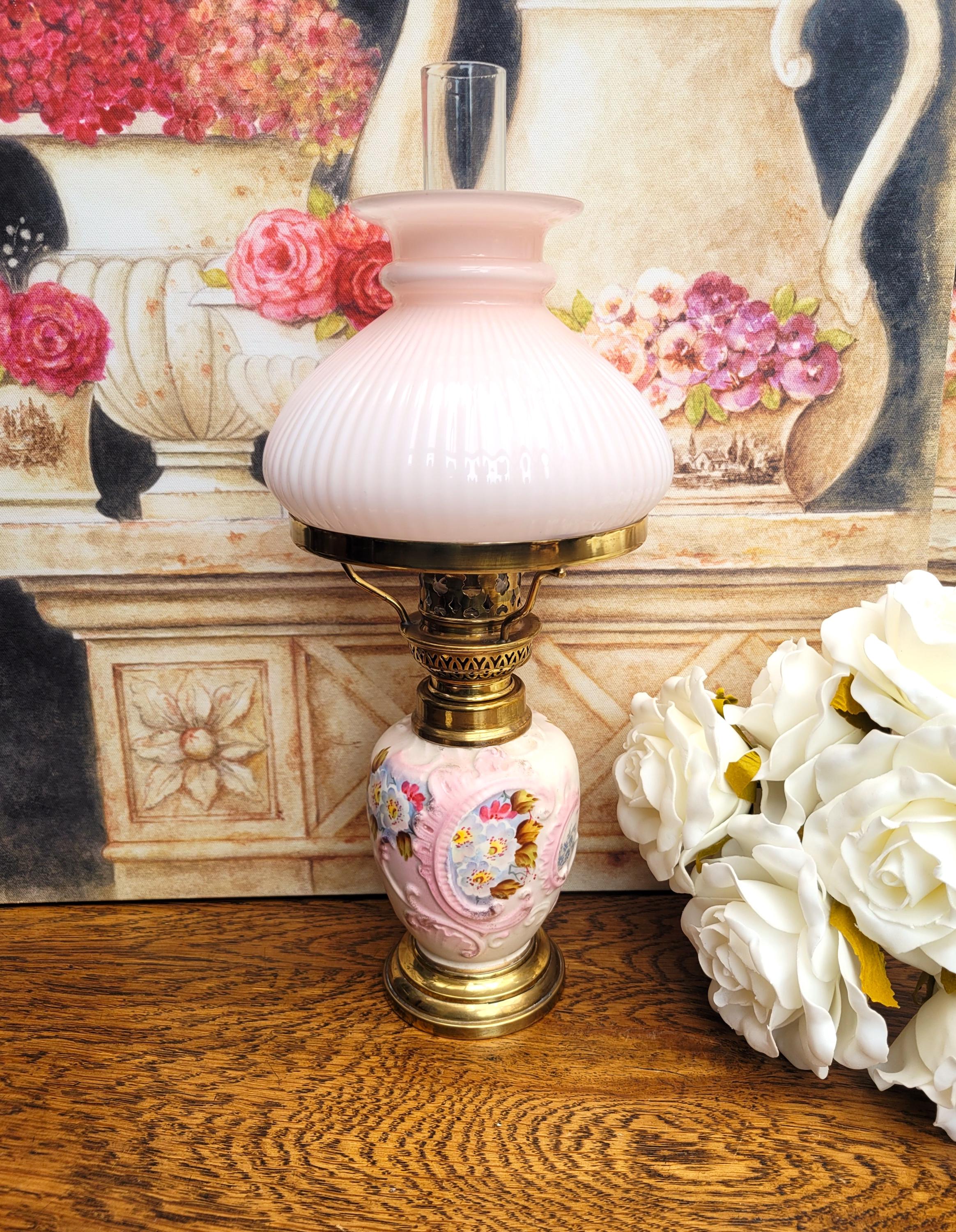 Victorian oil lamp - Etsy 日本