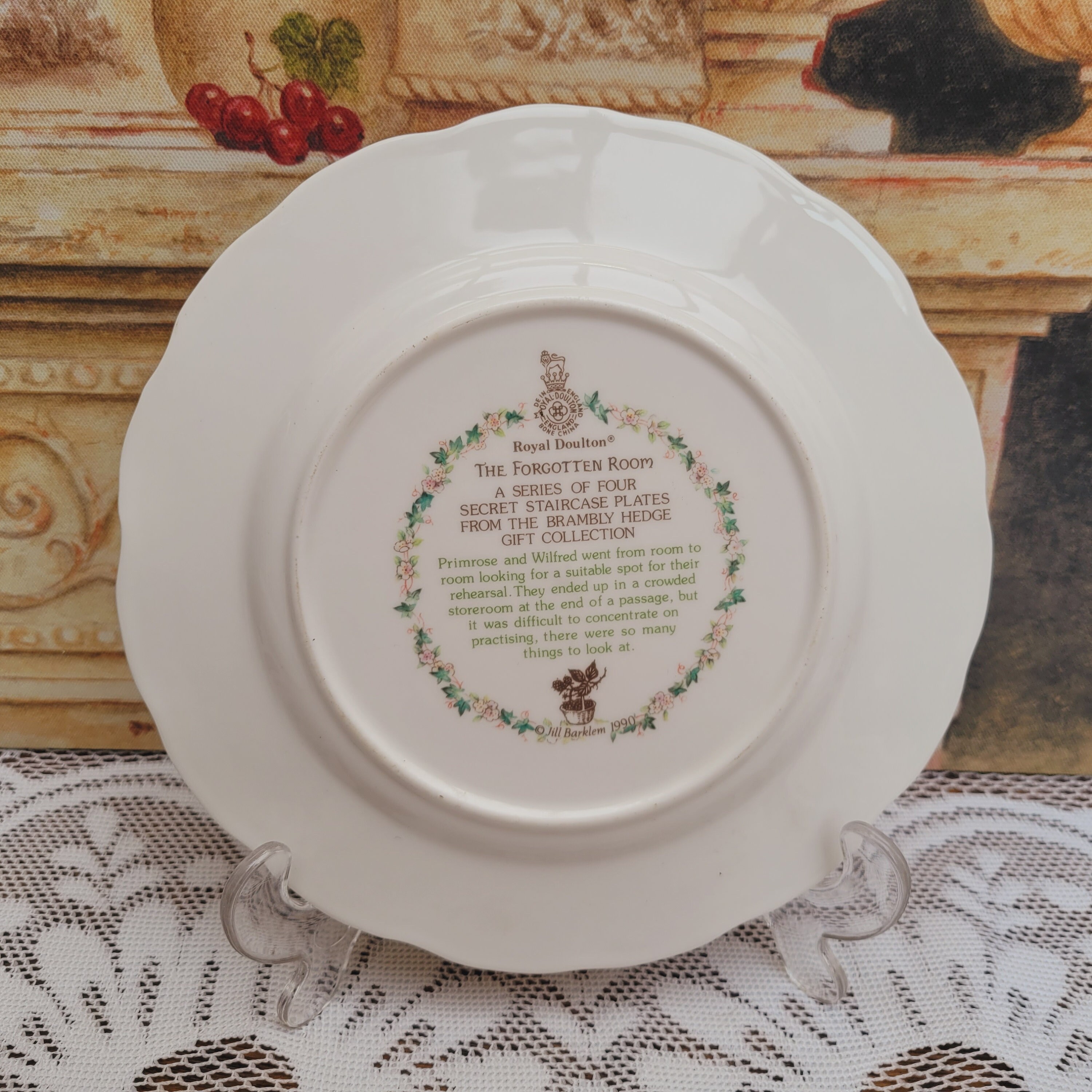 Brambly Hedge the Forgotten Room, Royal Doulton Collectors Plate
