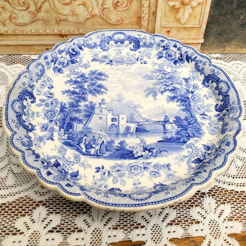 Transferware Blue and White Transferware - Etsy