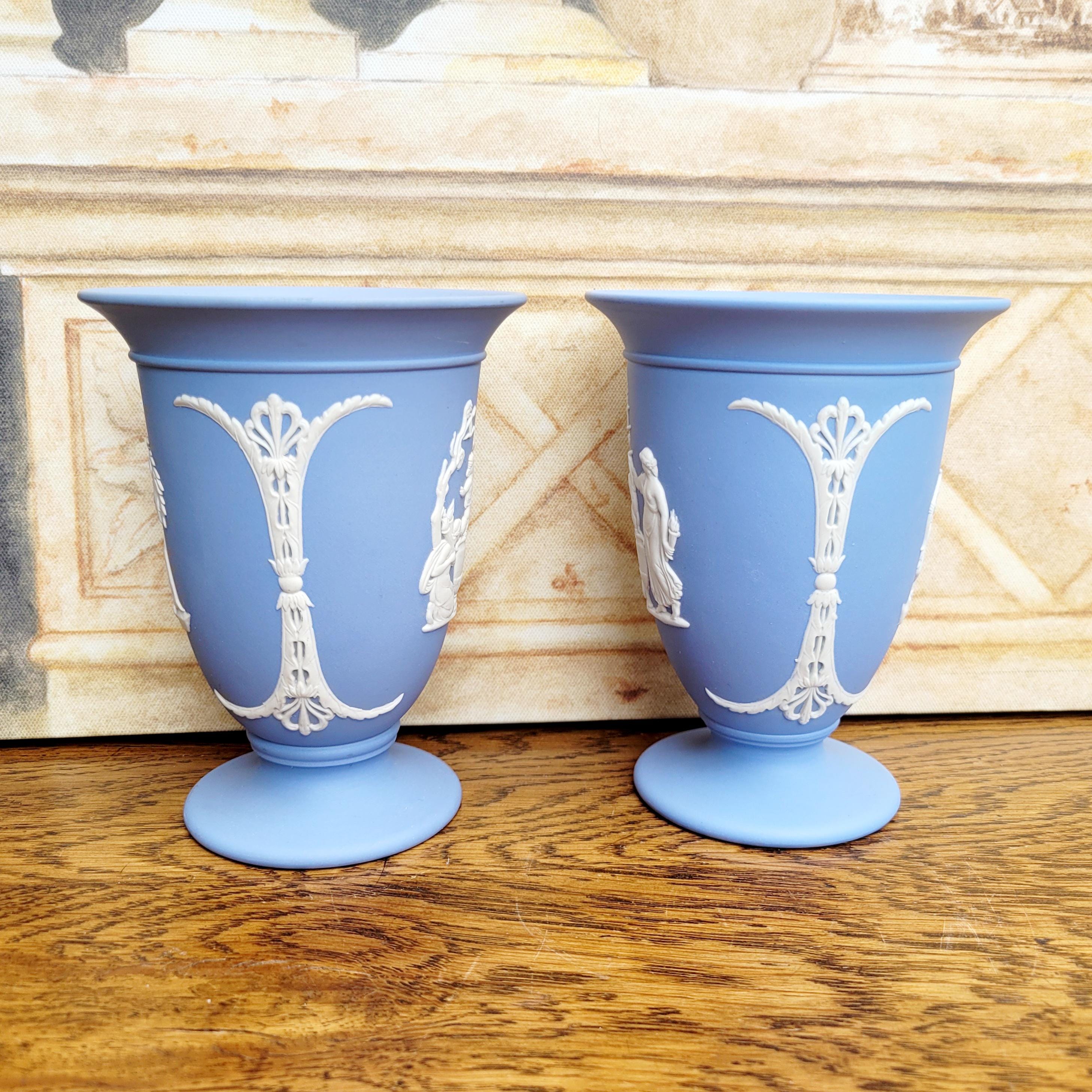 　ウェッジウッド　ジャスパー　フラワーベース　花瓶　カメオ ウェッジウッド ジャスパー フラワーベース 花瓶 カメオ Wedgwood