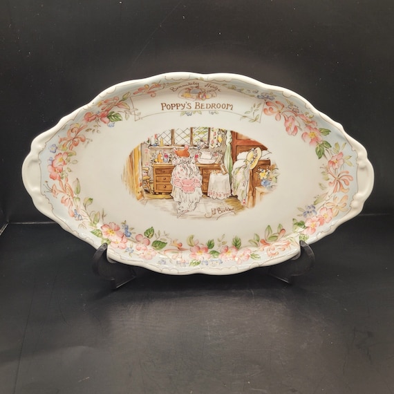 ロイヤルドルトン ブランブリーヘッジ poppy's bedroom プレート ロイヤルドルトン ブランブリーヘッジ poppy´s bedroom プレート