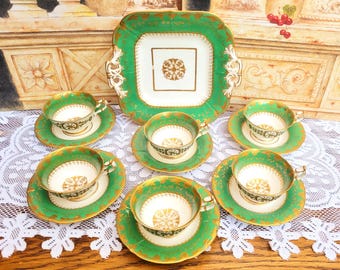 Antique Minton “persian Rose” (pattern B838) - Teacup With Saucer