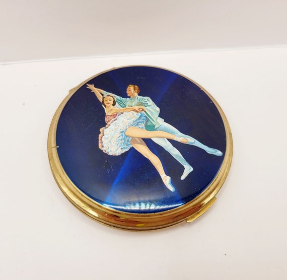 Stratton Powder Compact Ballerina Ballet Dancers,… - image 2