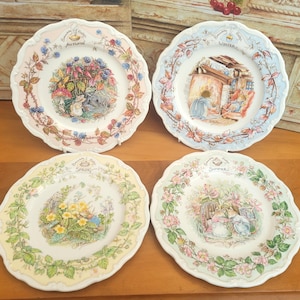 Brambly hedge four season plates - Etsy 日本